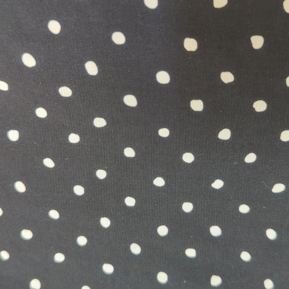 Joie black and white polka dot sleeveless drop waist mini dress - Picture 4 of 6
